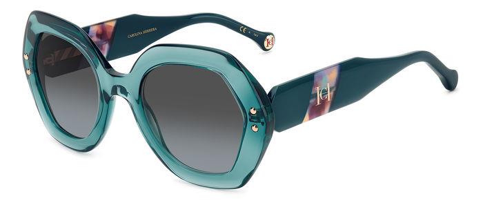 0716736804514 - Damen HER 0126 S CVT IB Gläser SONNENBRILLEN Acetat Grün Wasserfall Multicolor Geometrisch  Schattiert