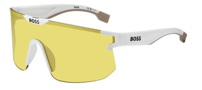 0716736804927 - Herren BOSS 1500 S 6HT HO Gläser SONNENBRILLEN Bio -Polyamid Weiß   Undurchsichtig Gelb Maske