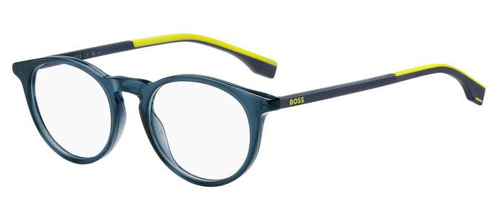 0716736823072 - Junior Boss 1545 DCD Rahmen von BRILLEN Acetat Blau Gelb  Kreisel