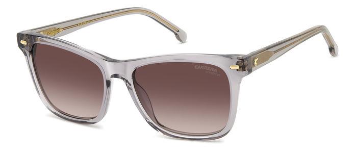 0716736833569 - Damen CARRERA 3001 S KB7 HA Gläser SONNENBRILLEN Acetat Grau Braun Quadratisch  Schattiert