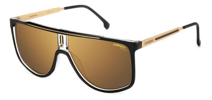 0716736834009 - Herren CARRERA 1056 S 2M2 YL Gläser SONNENBRILLEN Plastik Gold   Schwarz Braun Quadratisch Polarisiert Anti -Reflex