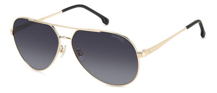 0716736834061 - Damen CARRERA 3005 S RHL 9O Gläser SONNENBRILLEN Stahl Gold Grau Pilot  Schattiert