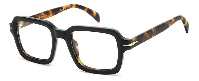 0716736835945 - Herren DB 7113 WR7 Rahmen von BRILLEN Acetat Havanna Schwarz  Quadratisch