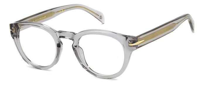 0716736835983 - Uomo DB 7114 KB7 Rahmen von BRILLEN Acetato Grigio  Rotonda