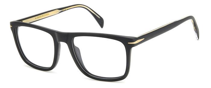 0716736836003 - Herren DB 7115 I46 Rahmen von BRILLEN Acetat Gold Schwarz Undurchsichtig  Quadratisch