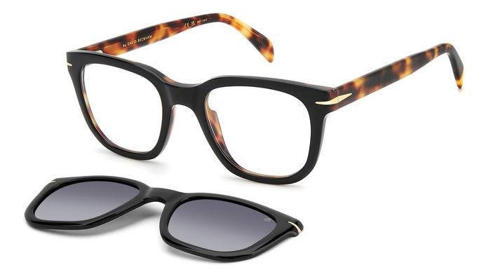 0716736836720 - Herren DB 7043 CS WR7 LB Gläser SONNENBRILLEN Acetat Havanna Schwarz Grün Quadratisch Polarisiert Schattiert