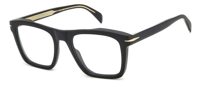 0716736840246 - Herren DB 7020 003 Rahmen von BRILLEN Acetat Schwarz  Quadratisch