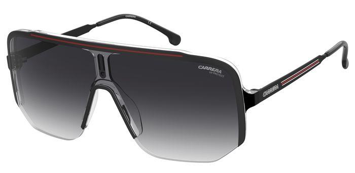 0716736849461 - Unisex CARRERA 1060 S OIT 9O Gläser SONNENBRILLEN Plastik Schwarz Grau Quadratisch  Schattiert