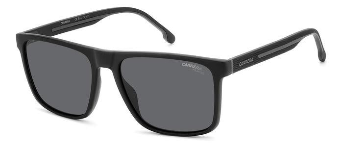 0716736849614 - Herren CARRERA 8064 S 08A M9 Gläser SONNENBRILLEN Acetat Schwarz Grau Quadratisch Polarisiert