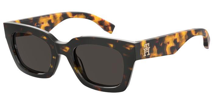 0716736850146 - Damen TH 2052 S 086 IR Gläser SONNENBRILLEN Acetat Havanna Grau Quadratisch