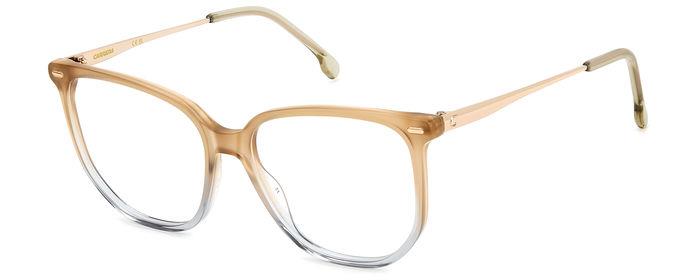 0716736850757 - Damen CARRERA 3025 690 Rahmen von BRILLEN Acetat Beige  Quadratisch