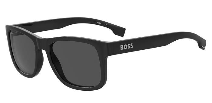 0716736851938 - Herren BOSS 1568 S 807 IR Gläser SONNENBRILLEN Plastik Schwarz Grau Quadratisch