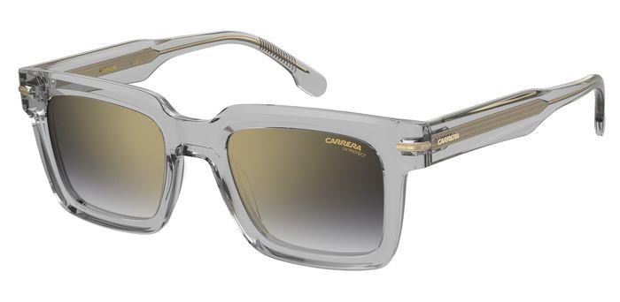 0716736857312 - Herren CARRERA 316 S KB7 FQ Gläser SONNENBRILLEN Acetat Grau Grau Gold Quadratisch  Spiegel