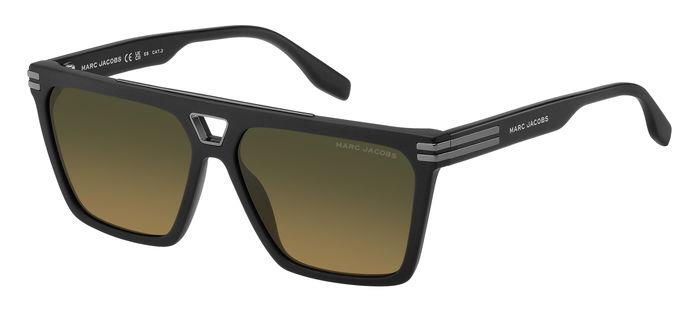 0716736858661 - Herren MARC 717 S 003 SE Gläser SONNENBRILLEN Acetat Schwarz Braun Quadratisch Normal Schattiert