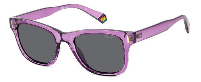 0716736861210 - Unisex PLD 6206 S B3V M9 Gläser SONNENBRILLEN Polycarbonat Violett Grau Quadratisch Polarisiert