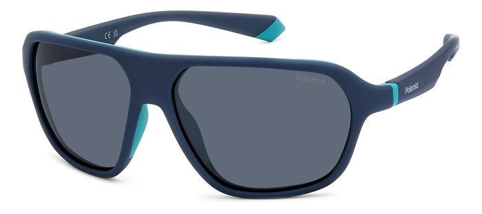 0716736864242 - Unisex PLD 2152 S FLL C3 Gläser SONNENBRILLEN Plastik Blau Blau Quadratisch Polarisiert