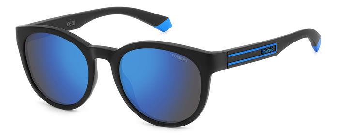 0716736864341 - Unisex PLD 2150 S oy4 5x Gläser SONNENBRILLEN Polycarbonat Schwarz Blau Kreisel Polarisiert Spiegel