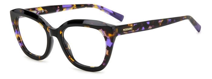 0716736865386 - Damen MIS 0157 AY0 Rahmen von BRILLEN Acetat Havanna Viola  Quadratisch