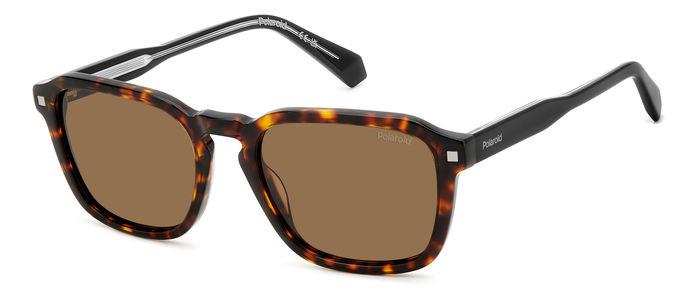 0716736866833 - Unisex PLD 4156 S X 086 SP Gläser SONNENBRILLEN Acetat Havanna Braun Quadratisch Polarisiert