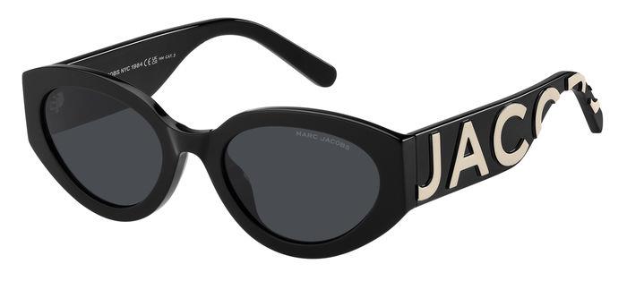 0716736867199 - Frau MARC 694 G S 80S 2K Gläser SONNENBRILLEN Acetat Schwarz Grau Katzenauge Normal