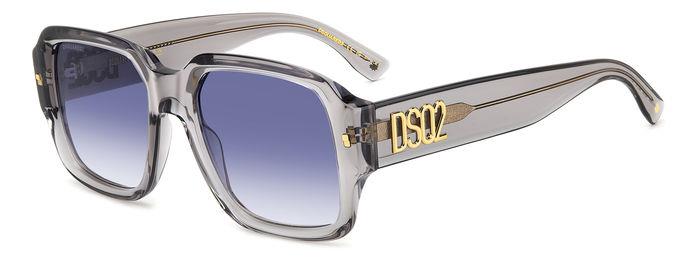 0716736920733 - Mann D2 0106 s KB7 08 Gläser SONNENBRILLEN Acetat Grau Blau Hocken Schattiert 0716736920733 - Mann D2 0106 s KB7 08 Gläser SONNENBRILLEN Acetat Grau Blau Hocken Schattiert