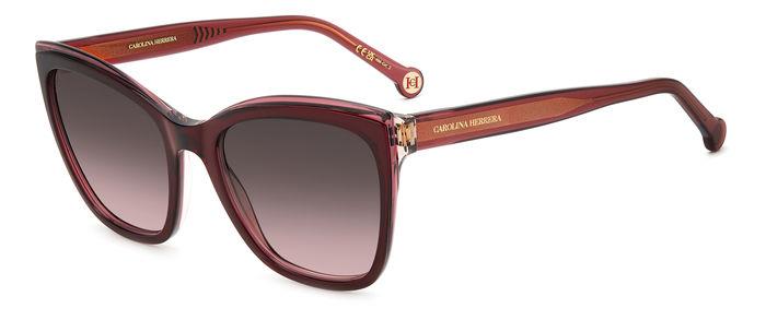 0716736922430 - Frau IHR 0188 S C8C M2 Gläser SONNENBRILLEN Acetat Bordeaux Braun   Pink Katzenauge  Schattiert