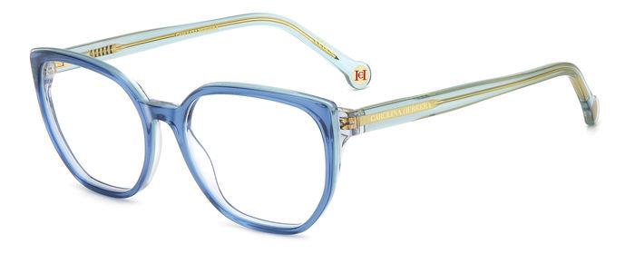 0716736922492 - Damen IHR 0214 B7K Rahmen von BRILLEN Acetat Blau  Geometrisch