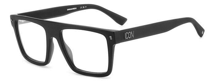 0716736927046 - Herren ICON 0012 003 Rahmen von BRILLEN Acetat Schwarz  Quadratisch