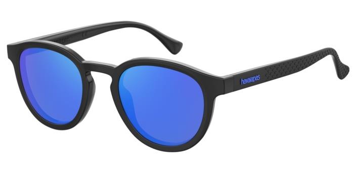 0716736964294 - Unisex Zedern D51 Z0 Gläser SONNENBRILLEN Polycarbonat Schwarz Blau Kreisel  Mehrschicht