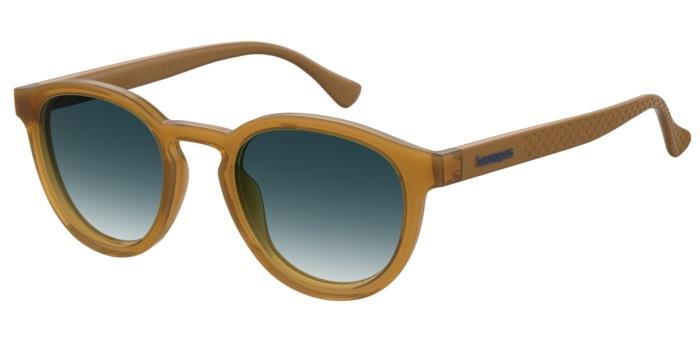 0716736964300 - Unisex FT4 08 Zedern Gläser SONNENBRILLEN Polycarbonat Honig   Gold Blau Kreisel  Schattiert