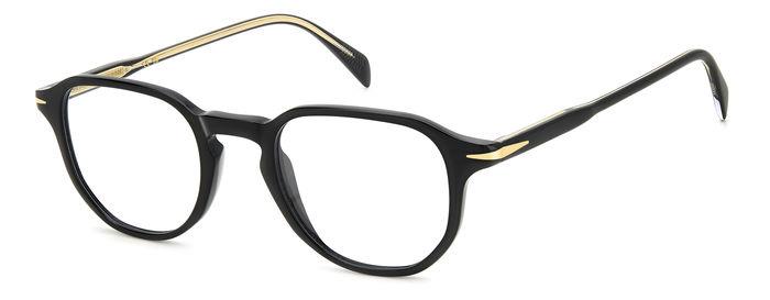 0716736965024 - Herren DB 1140 807 Rahmen von BRILLEN Acetat Schwarz  Geometrisch