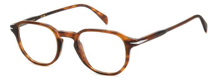 0716736965048 - Herren DB 1140 EX4 Rahmen von BRILLEN Acetat Braunes Horn  Geometrisch