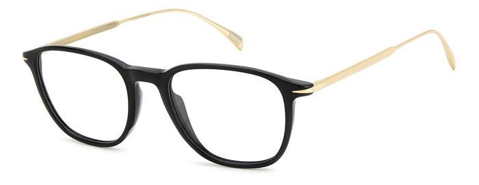 0716736965161 - Herren DB 1148 2M2 Rahmen von BRILLEN Acetat Schwarz Gold  Quadratisch