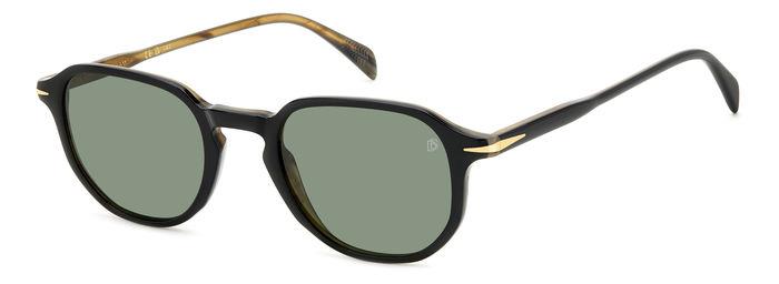 0716736965383 - Mann DB 1140 S 05K O7 Gläser SONNENBRILLEN Acetat Schwarz Grün Geometrisch Anti -Reflex