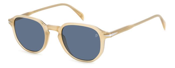 0716736965413 - Herren DB 1140 S HAM KU Gläser SONNENBRILLEN Acetat Sekt Blau Geometrisch