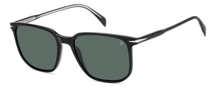 0716736965444 - Herren DB 1141 S 807 QT Gläser SONNENBRILLEN Acetat Schwarz Grün Quadratisch