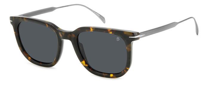 0716736965499 - Herren DB 7119 S 4HU IR Gläser SONNENBRILLEN Acetat Havanna Rutenio Grau Quadratisch