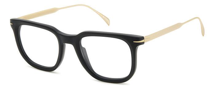 0716736965703 - Herren DB 7119 I46 Rahmen von BRILLEN Acetat Schwarz undurchsichtig  Gold  Quadratisch