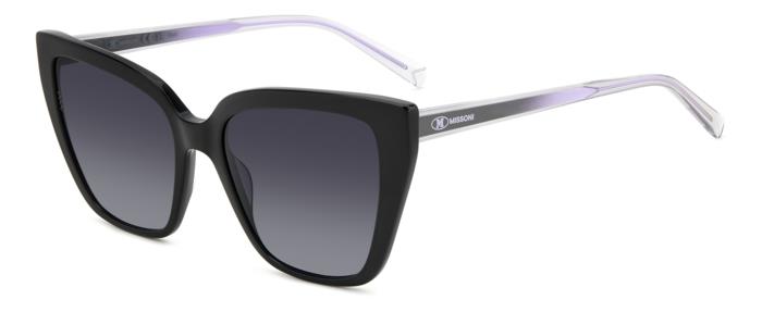 0716736966014 - Damen MMI 0177 S 807 9O Gläser SONNENBRILLEN Acetat Schwarz Grau Cat Eye  Schattiert