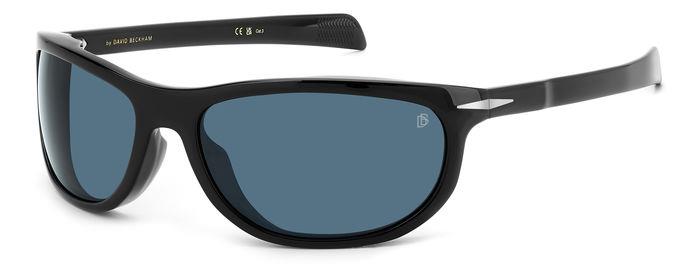 0716736966892 - Herren DB 7117 S 807 KU Gläser SONNENBRILLEN Acetat Schwarz Blau Quadratisch