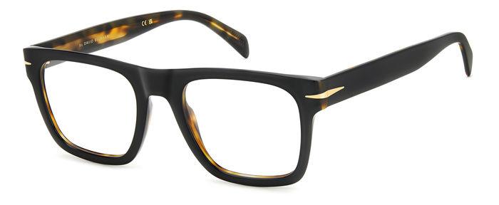 0716736967219 - Herren DB 7020 FLAT WR7 Rahmen von BRILLEN Acetat Havanna Schwarz  Quadratisch