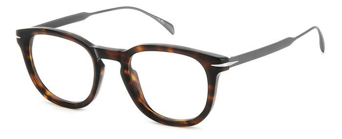 0716736967448 - Herren DB 7122 4HU Rahmen von BRILLEN Acetat Dunkler Havanna  Quadratisch