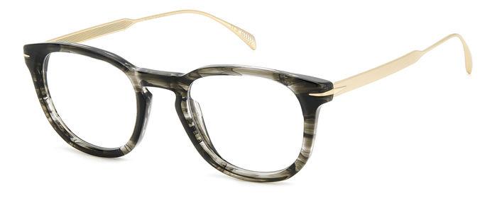 0716736967455 - Herren DB 7122 8GX Rahmen von BRILLEN Acetat Grauhorn  Quadratisch