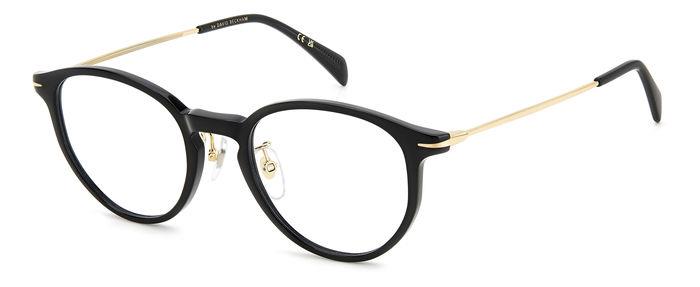 0716736967479 - Mann DB 1149 g 2m2 Rahmen von BRILLEN Acetat Schwarzes Gold  Kreisel