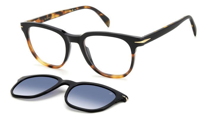 0716736968230 - Herren DB 7120 CS WR7 Z7 Gläser SONNENBRILLEN Acetat Havanna Schwarz Grau Quadratisch Polarisiert Schattiert