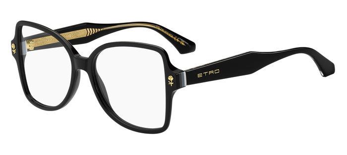 0716736972152 - Frau Etro 0013 807 Rahmen von BRILLEN Acetat Schwarz  Schmetterling