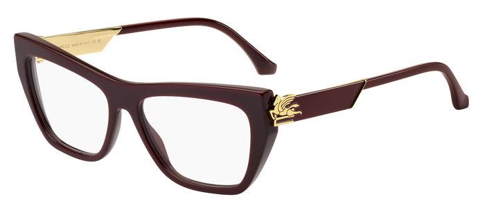 0716736972374 - Frau Etro 0029 LHF Rahmen von BRILLEN Acetat Bordeaux  Katzenauge