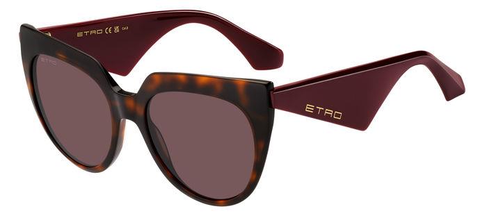 0716736972701 - Frau Etro 0003 s 086 u1 Gläser SONNENBRILLEN Acetat Havanna Rose Katzenauge Normal