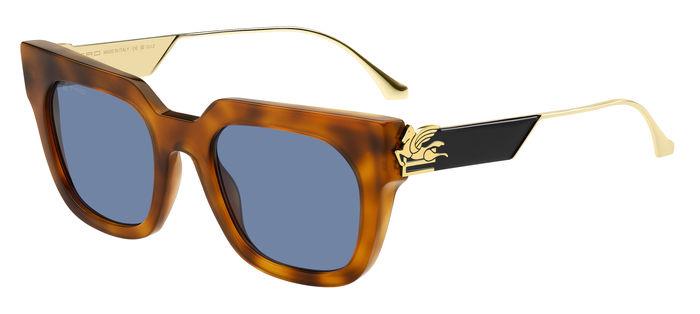 0716736973203 - Frau Etro 0027 g s 05l ku Gläser SONNENBRILLEN Acetat Havanna Himmelblau Hocken Normal