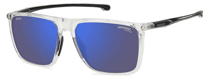 0716736973548 - Herren CARDUC 034 S 900 XT Gläser SONNENBRILLEN Polyamid Kristall Blau Quadratisch  Gespiegelt